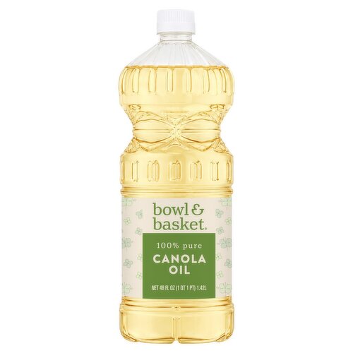 Bowl & Basket 100% Pure Canola Oil, 48 fl oz