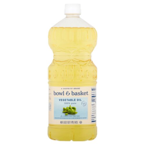 Bowl & Basket 100% Pure Vegetable Oil, 48 fl oz