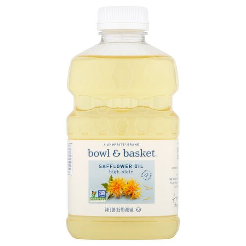 Bowl & Basket High Oleic Safflower Oil, 24 fl oz