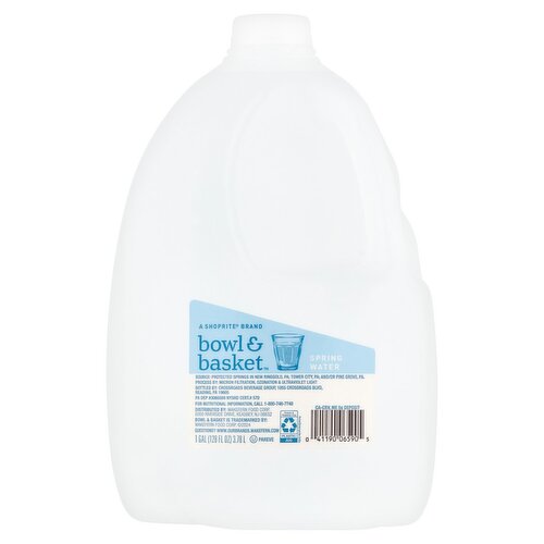 Bowl & Basket Spring Water, 1 gal