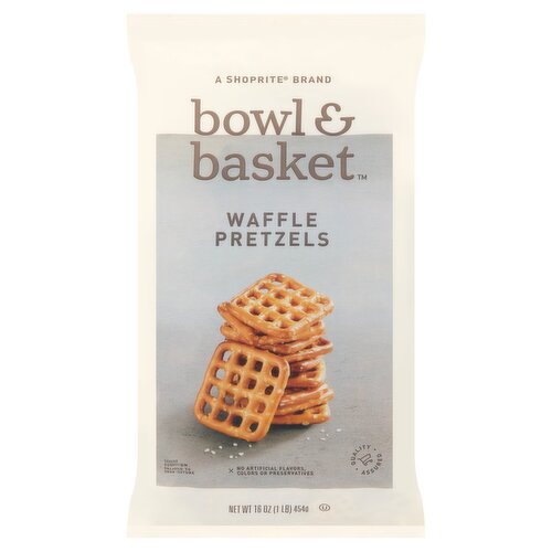Bowl & Basket Waffle Pretzels, 16 oz