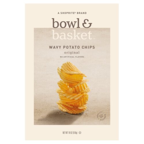 Bowl & Basket Original Wavy Potato Chips, 18 oz