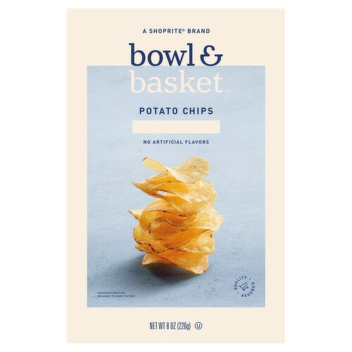 Bowl & Basket Unsalted Potato Chips, 8 oz