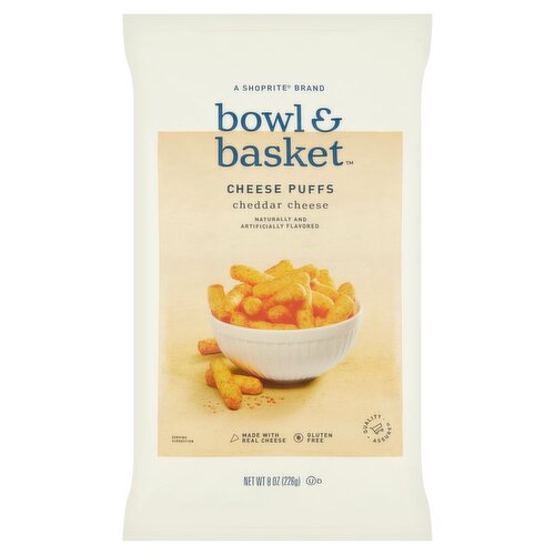 Bowl & Basket Cheddar Cheese Puffs, 8 oz