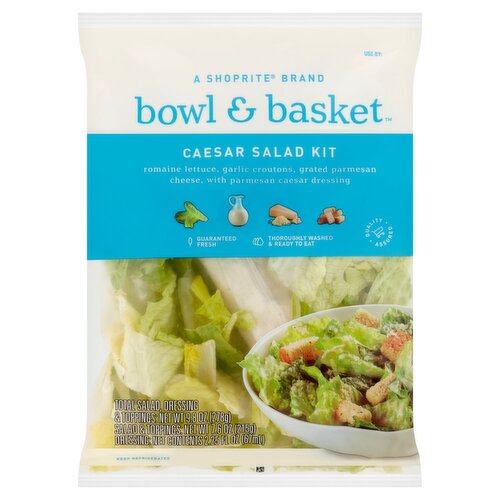 Bowl & Basket Caesar Salad Kit, 9.8 oz