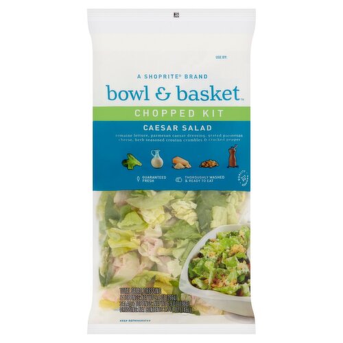 Bowl & Basket Chopped Caesar Salad Kit, 9.4 oz