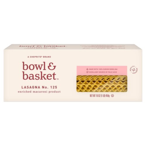 Bowl & Basket Lasagna Pasta, 16 oz