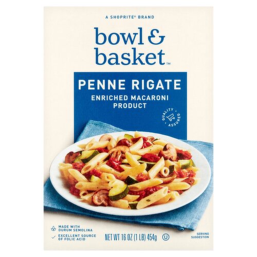 Bowl & Basket Penne Rigate Pasta, 16 oz