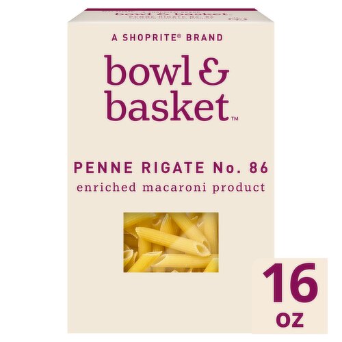 Bowl & Basket Penne Rigate No. 86 Pasta, 16 oz