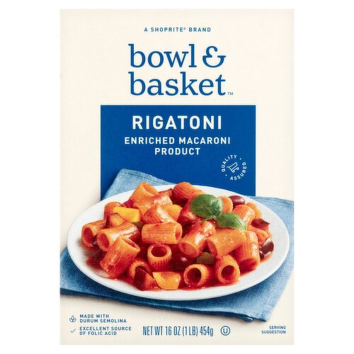 Bowl & Basket Rigatoni Pasta, 16 oz