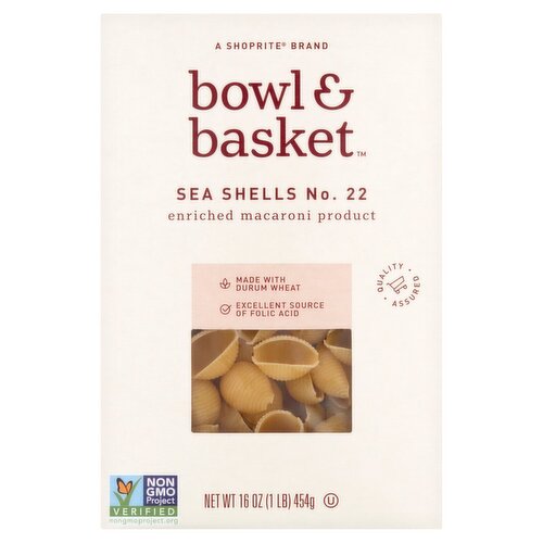 Bowl & Basket Sea Shells No. 22 Pasta, 16 oz