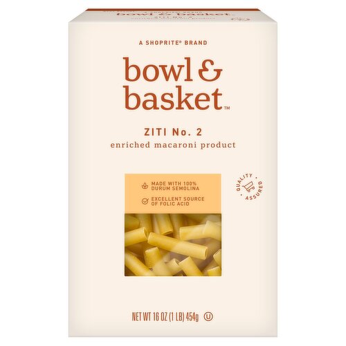 Bowl & Basket Ziti No. 2 Pasta, 16 oz