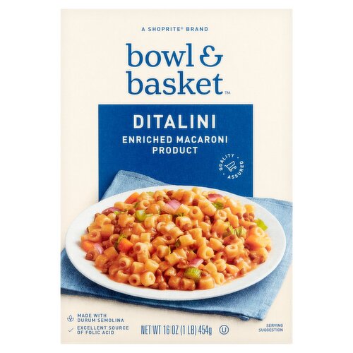 Bowl & Basket Ditalini Pasta, 16 oz