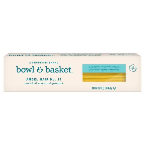 Bowl & Basket Angel Hair No. 11 Pasta, 16 oz