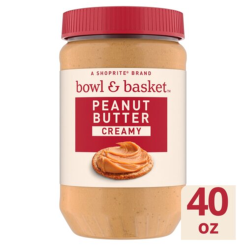 Bowl & Basket Creamy Peanut Butter, 40 oz