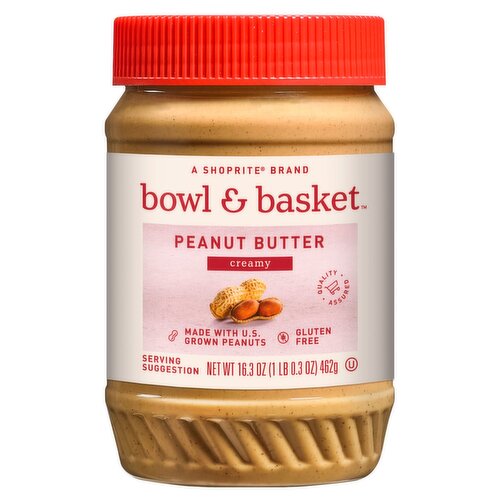 Bowl & Basket Creamy Peanut Butter, 16.3 oz