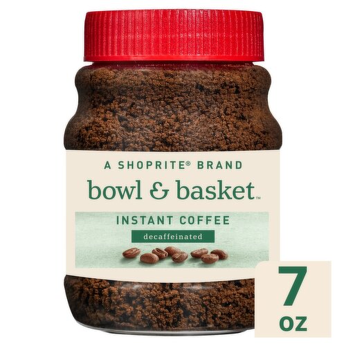 Bowl & Basket Medium Roast Decaffeinated Instant Coffee, 7 oz