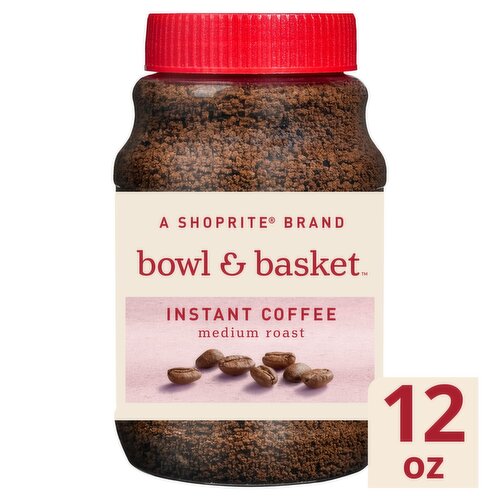 Bowl & Basket Medium Roast Instant Coffee, 12 oz