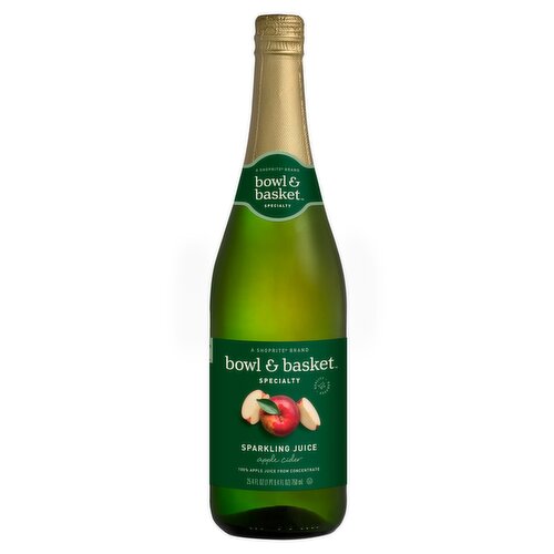 Bowl & Basket Specialty Apple Cider Sparkling Juice, 25.4 fl oz