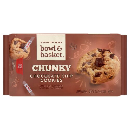 Bowl & Basket Chunky Chocolate Chip Cookies, 11.75 oz