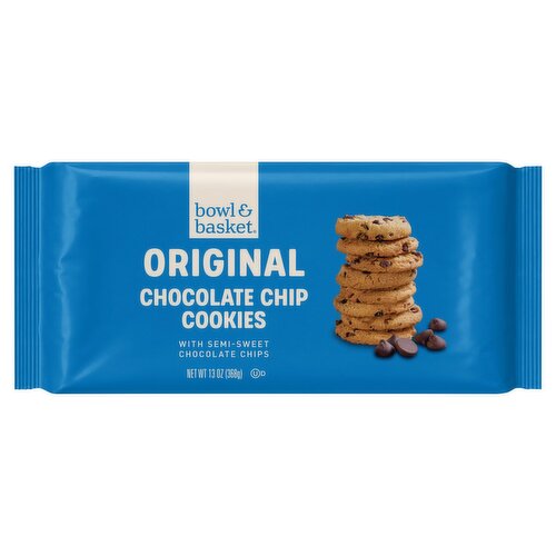 Bowl & Basket Original Chocolate Chip Cookies, 13 oz