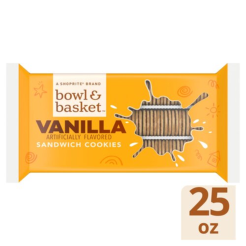 Bowl & Basket Vanilla Sandwich Crèmes, 25 oz