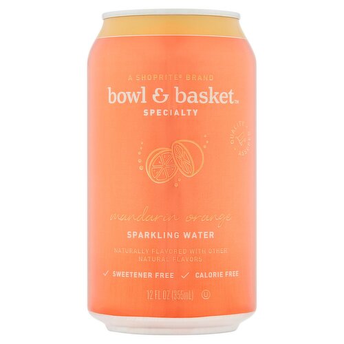 Bowl & Basket Specialty Mandarin Orange Sparkling Water, 12 fl oz