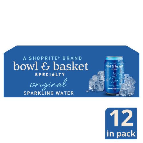 Bowl & Basket Specialty Original Sparkling Water, 12 fl oz, 12 count