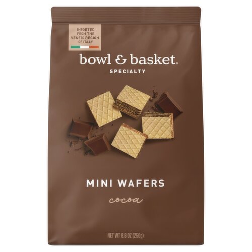 Bowl & Basket Specialty Cocoa Mini Wafers, 8.8 oz