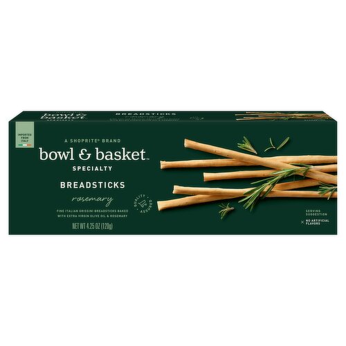 Bowl & Basket Specialty Rosemary Breadsticks, 4.25 oz