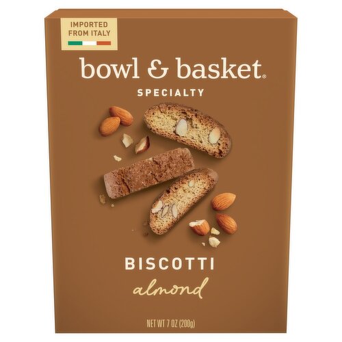 Bowl & Basket Specialty Almond Biscotti, 7 oz