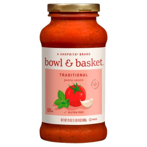 Bowl & Basket Traditional Pasta Sauce, 24 oz