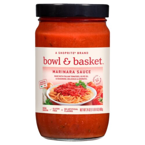 Bowl & Basket Marinara Sauce, 24 oz