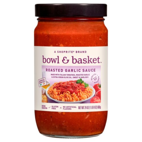 Bowl & Basket Roasted Garlic Sauce, 24 oz