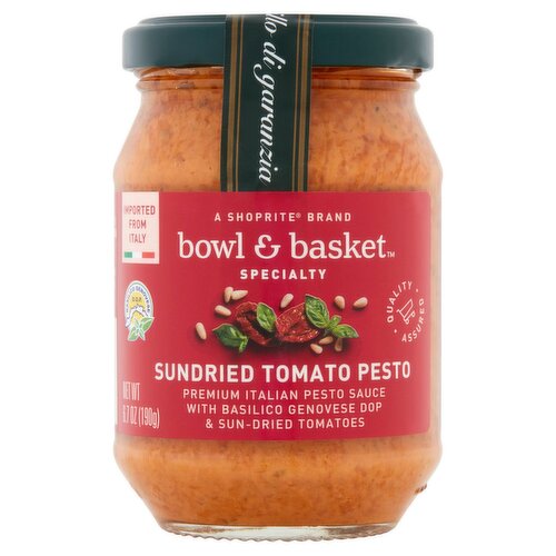 Bowl & Basket Specialty Sundried Tomato Pesto, 6.7 oz