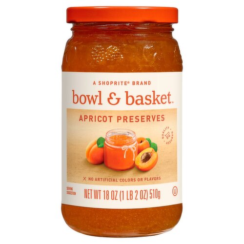 Bowl & Basket Apricot Preserves, 18 oz