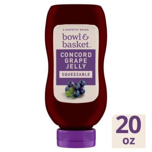 Bowl & Basket Squeezable Concord Grape Jelly, 20 oz