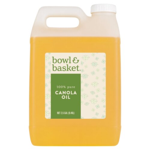 Bowl & Basket 100% Pure Canola Oil, 2.5 gal