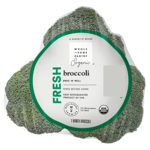 Wholesome Pantry Organic Fresh Broccoli, 1 count