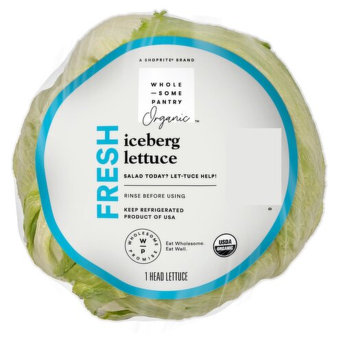 Wholesome Pantry Organic Fresh Iceberg Lettuce