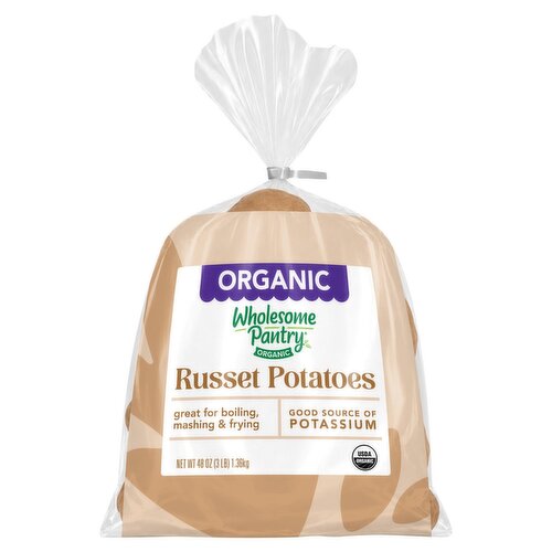 Wholesome Pantry Organic Fresh Russet Potatoes, 48 oz