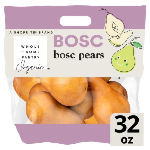 Wholesome Pantry Organic Bosc Pears, 32 oz