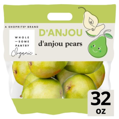 Wholesome Pantry Organic D'Anjou Pears, 32 oz