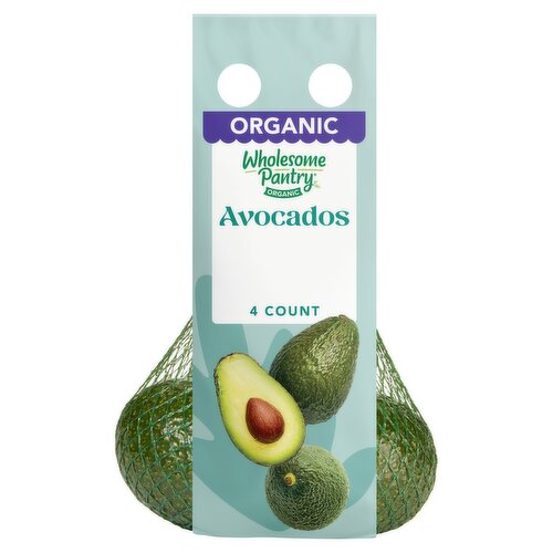 Wholesome Pantry Organic Avocados, 4 count