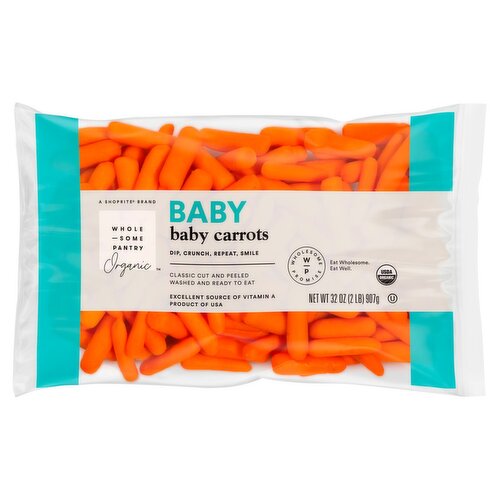 Wholesome Pantry Organic Baby Carrots, 32 oz