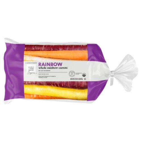 Wholesome Pantry Organic Whole Rainbow Carrots, 32 oz - Price Rite