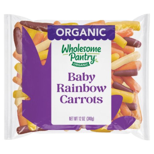 Wholesome Pantry Organic Baby Rainbow Carrots, 12 oz