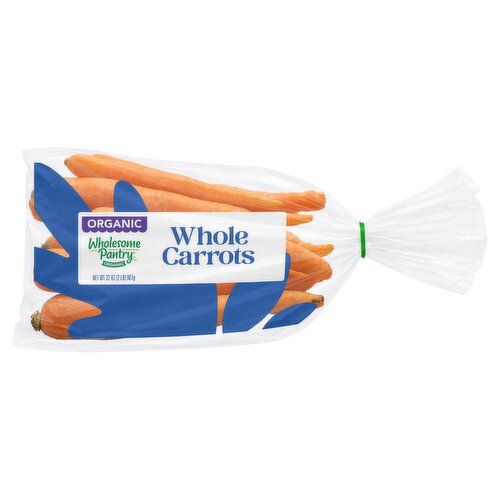 Wholesome Pantry Organic Whole Carrots, 2 lb bag