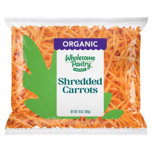 Wholesome Pantry Organic Shredded Carrots, 10 oz