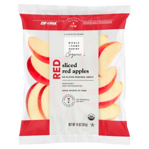 Wholesome Pantry Organic Sliced Red Apples, 14 oz